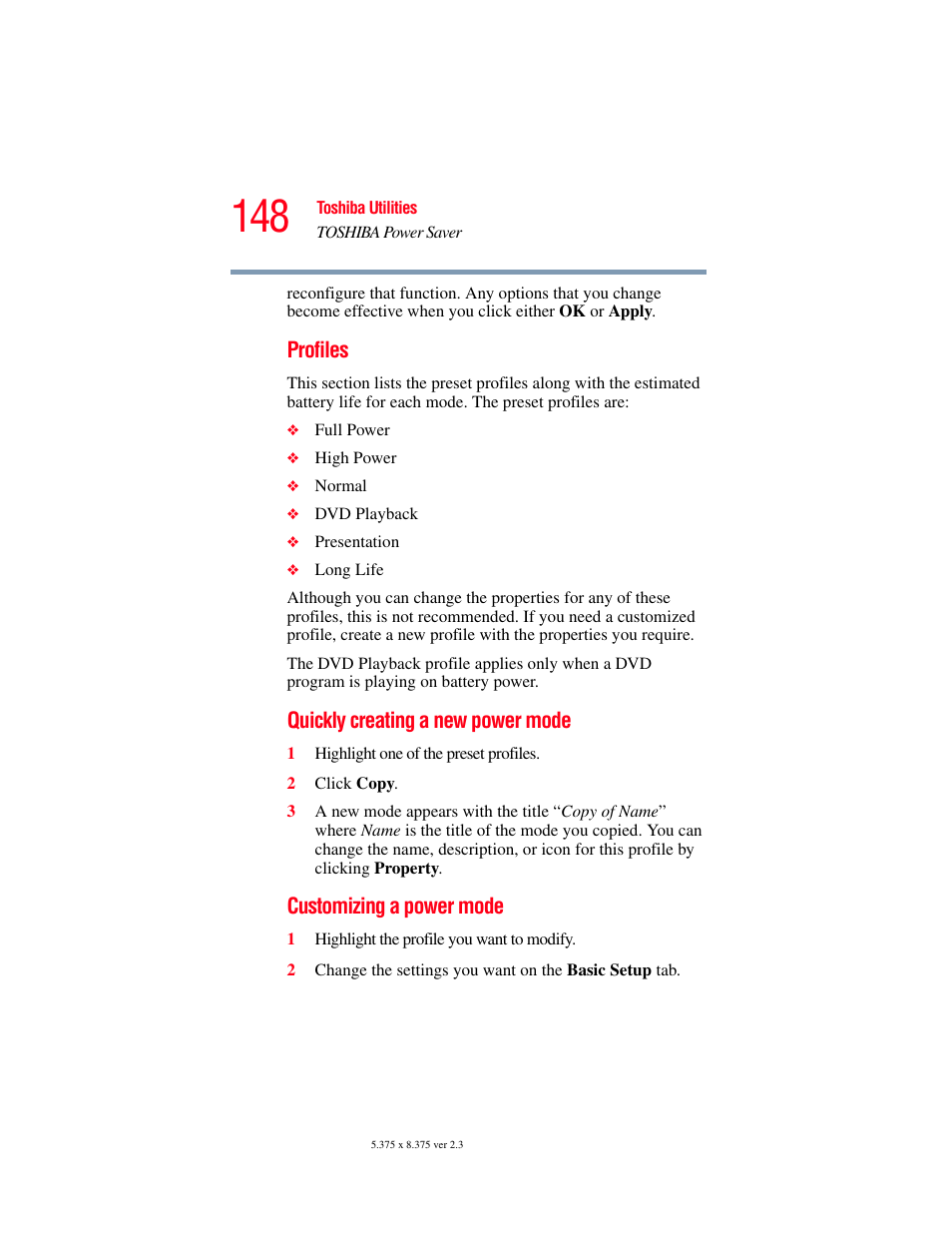 Toshiba A85 User Manual | Page 148 / 264