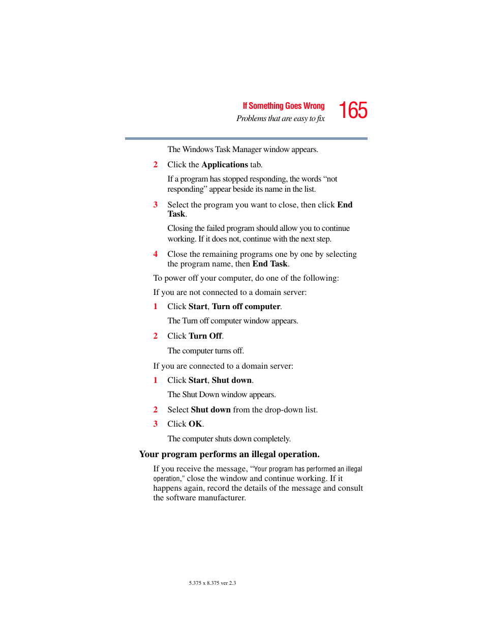Toshiba A85 User Manual | Page 165 / 264