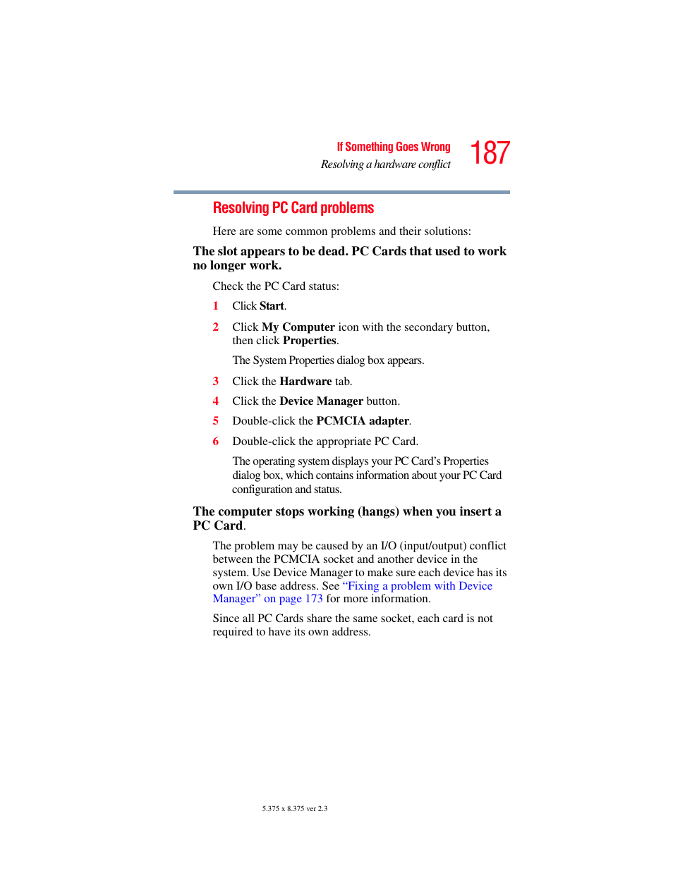 Toshiba A85 User Manual | Page 187 / 264