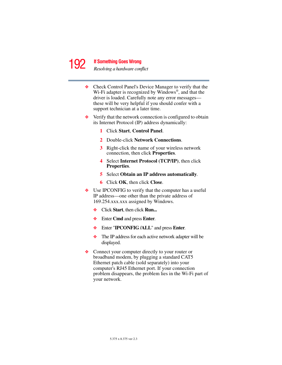 Toshiba A85 User Manual | Page 192 / 264