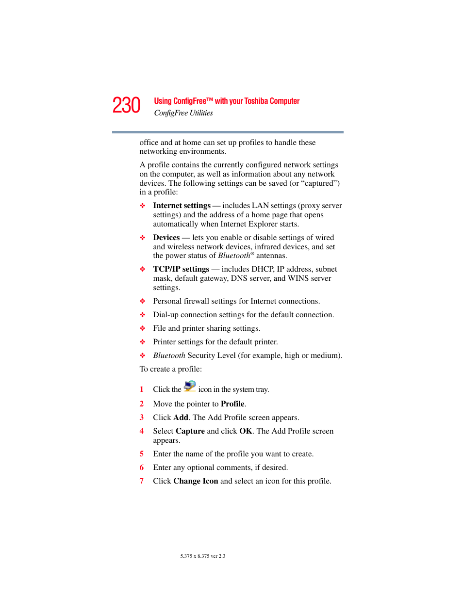 Toshiba A85 User Manual | Page 230 / 264