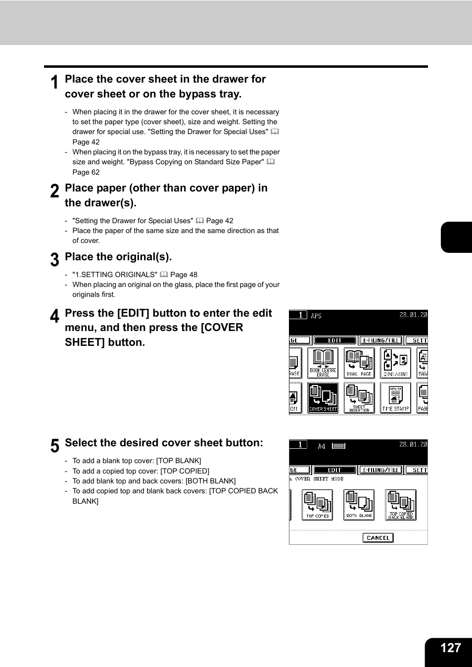 Toshiba E-STUDIO230/280 User Manual | Page 129 / 316