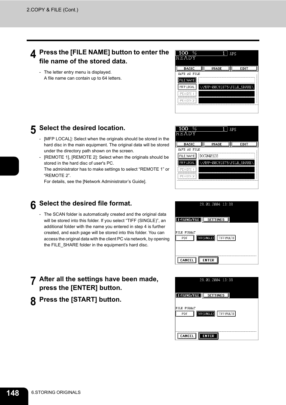 Toshiba E-STUDIO230/280 User Manual | Page 150 / 316