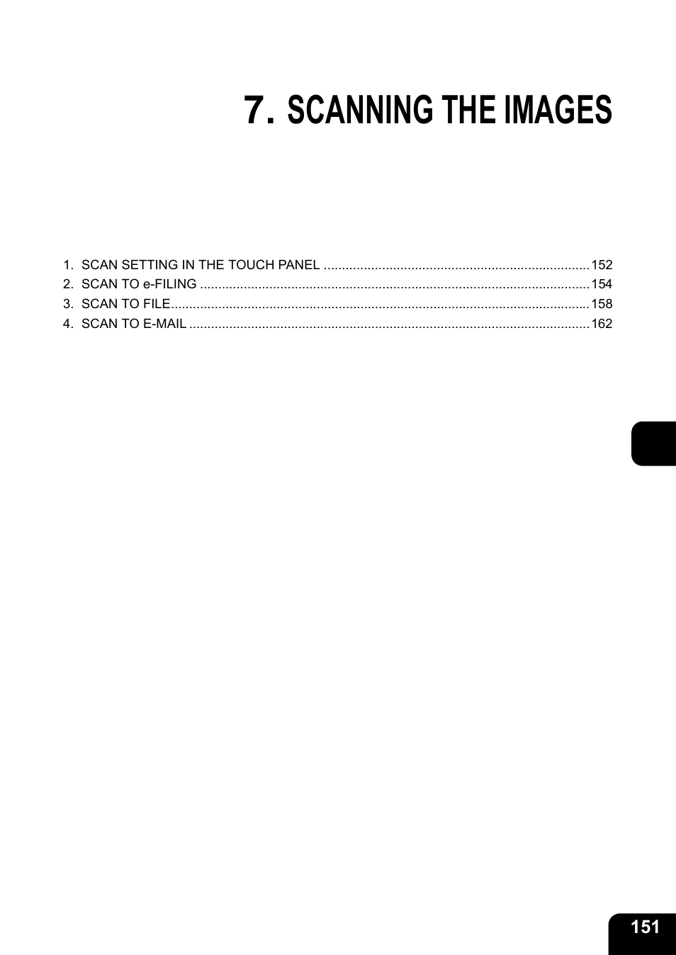 Scanning the images | Toshiba E-STUDIO230/280 User Manual | Page 153 / 316