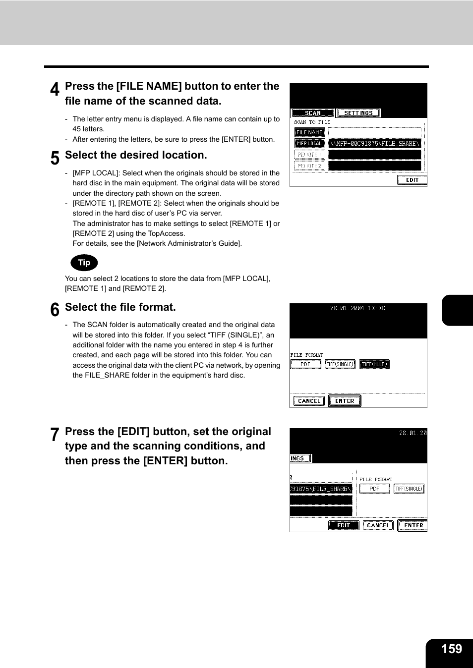 Toshiba E-STUDIO230/280 User Manual | Page 161 / 316