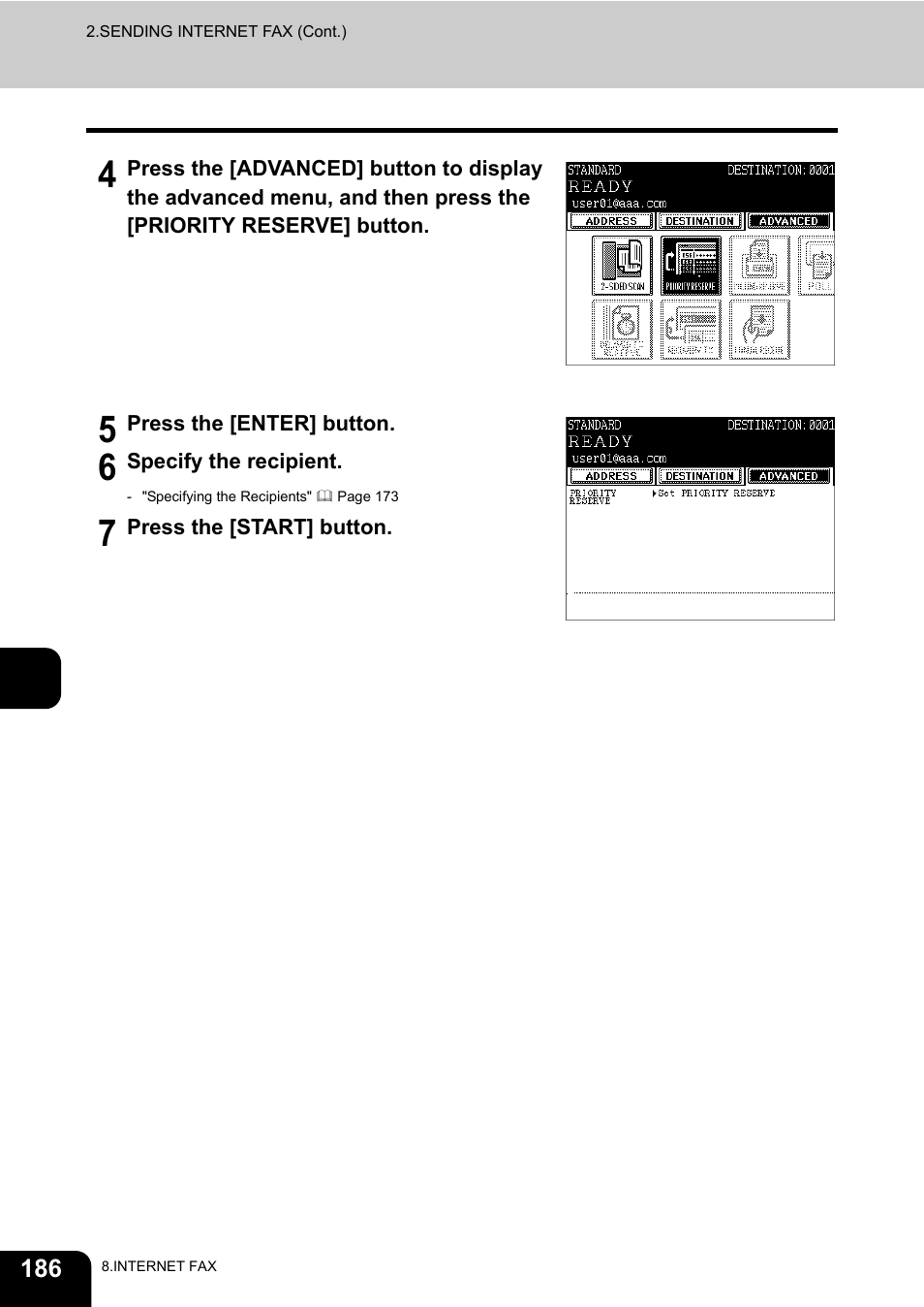 Toshiba E-STUDIO230/280 User Manual | Page 188 / 316