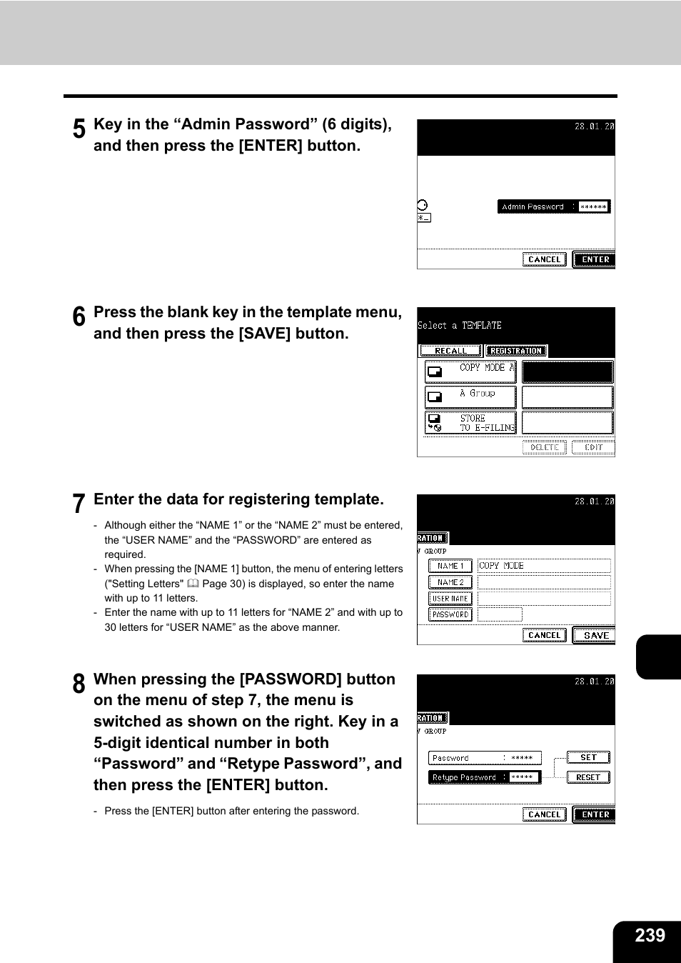 Toshiba E-STUDIO230/280 User Manual | Page 241 / 316