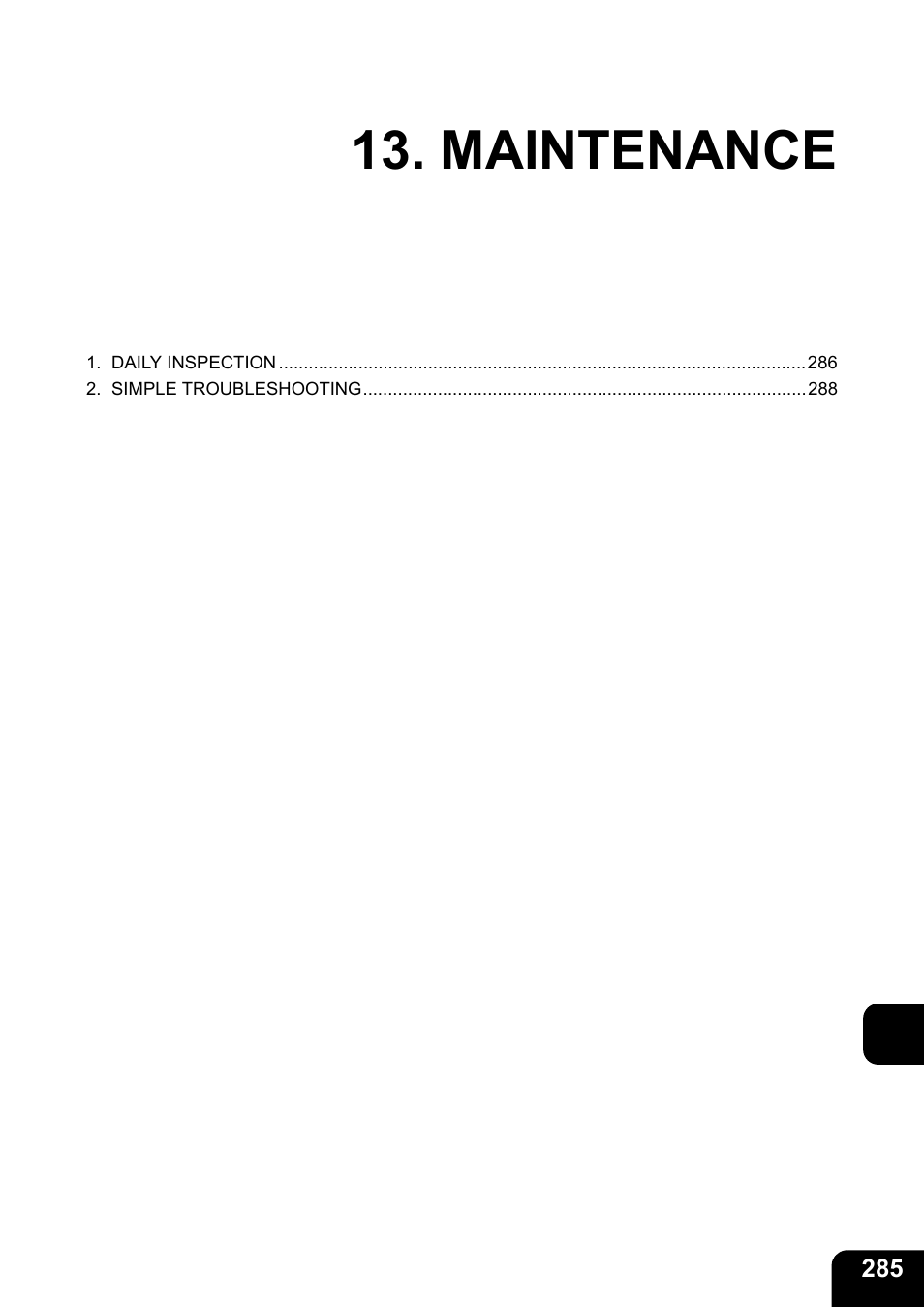 Maintenance | Toshiba E-STUDIO230/280 User Manual | Page 287 / 316