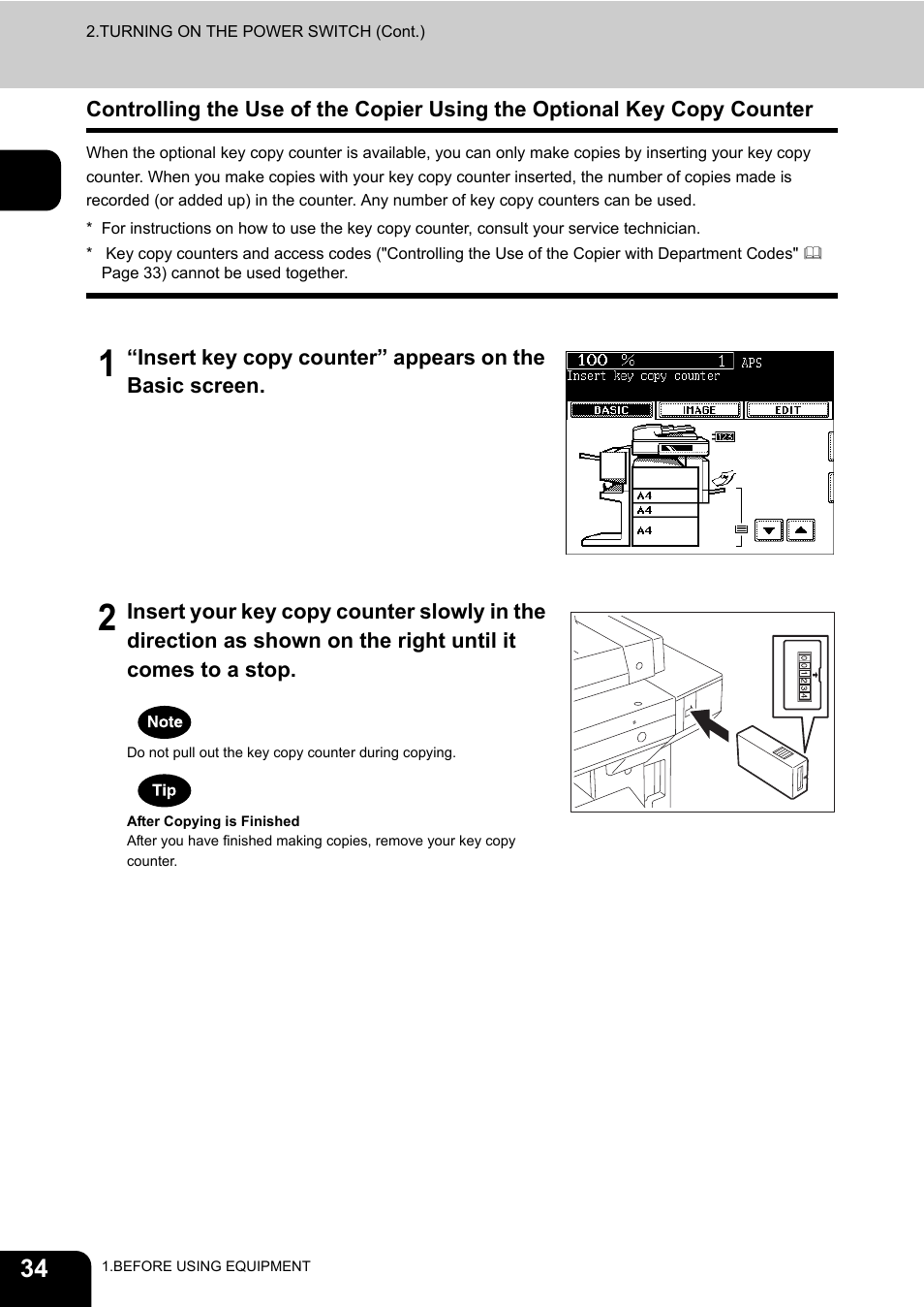 Toshiba E-STUDIO230/280 User Manual | Page 36 / 316