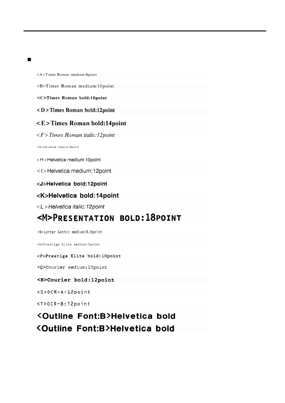 Appendix 5 print samples | Toshiba B-852-TS12-QQ User Manual | Page 109 / 118