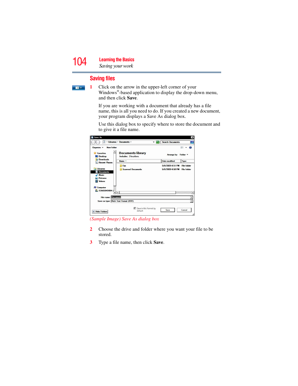 Toshiba SATELLITE U500 User Manual | Page 104 / 251