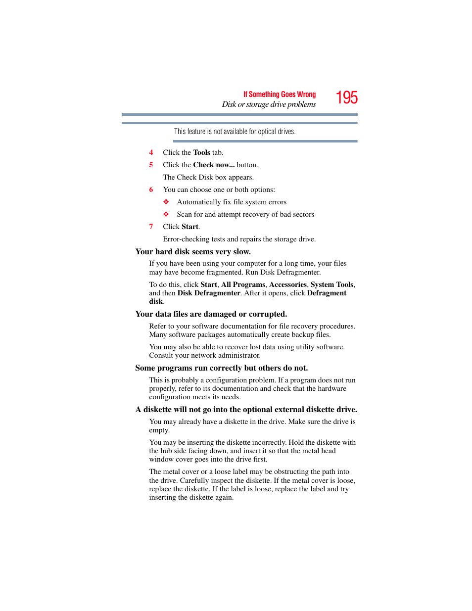 Toshiba SATELLITE U500 User Manual | Page 195 / 251