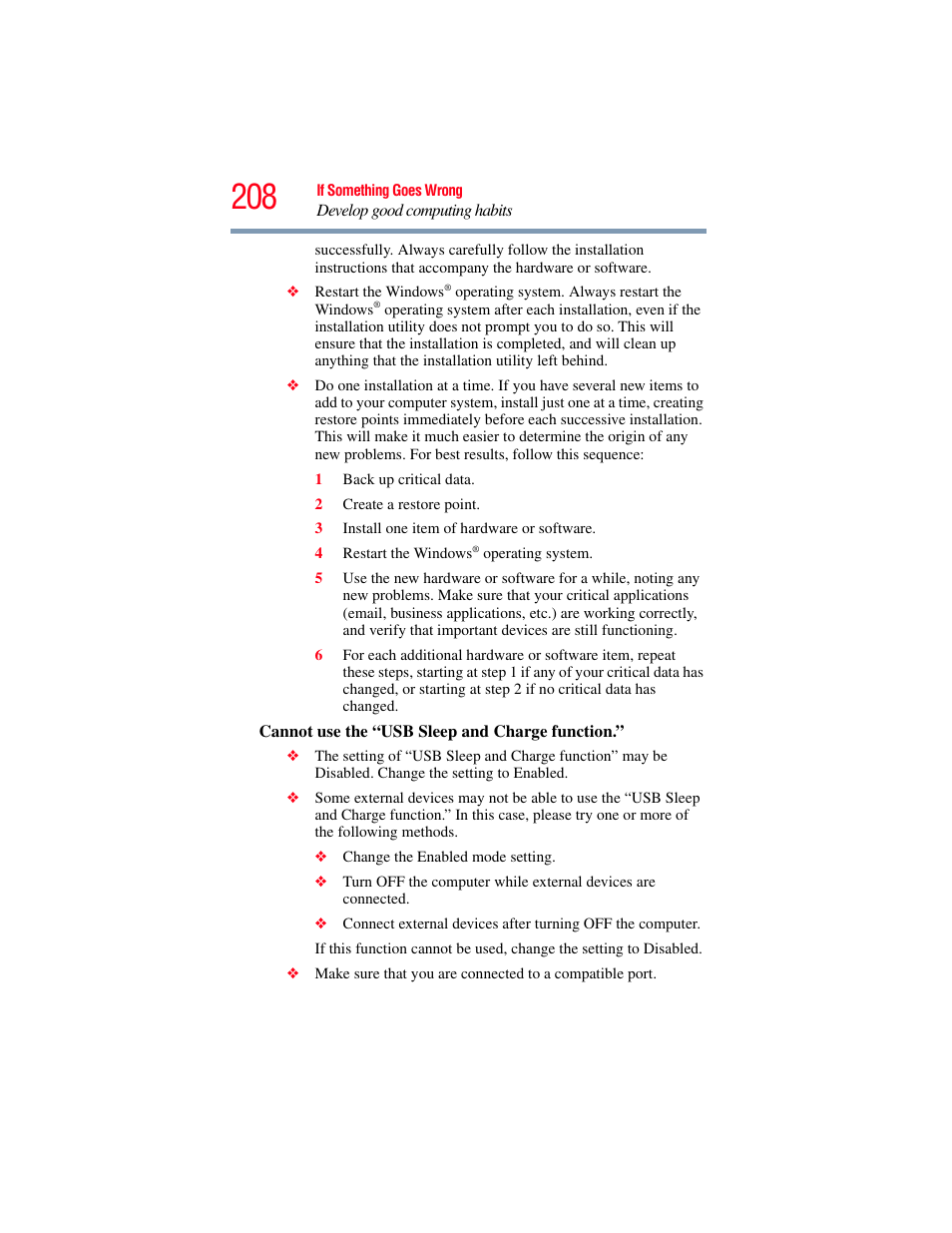 Toshiba SATELLITE U500 User Manual | Page 208 / 251