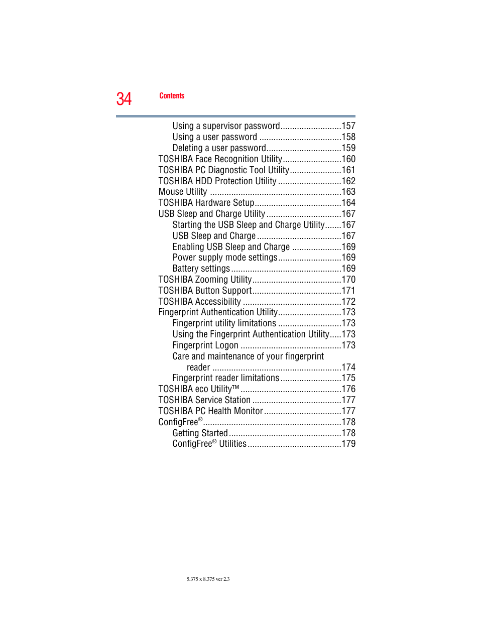 Toshiba SATELLITE U500 User Manual | Page 34 / 251