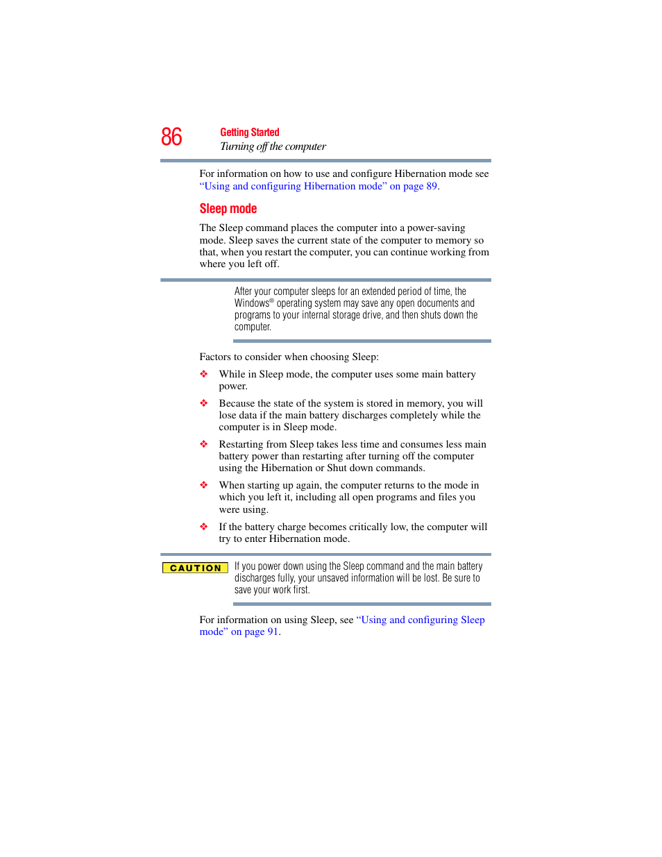 Toshiba SATELLITE U500 User Manual | Page 86 / 251