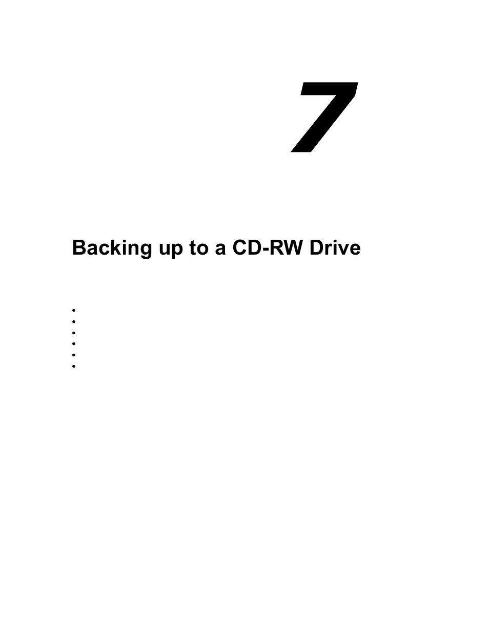 Backing up to a cd-rw drive | Toshiba EVR64-X User Manual | Page 102 / 147