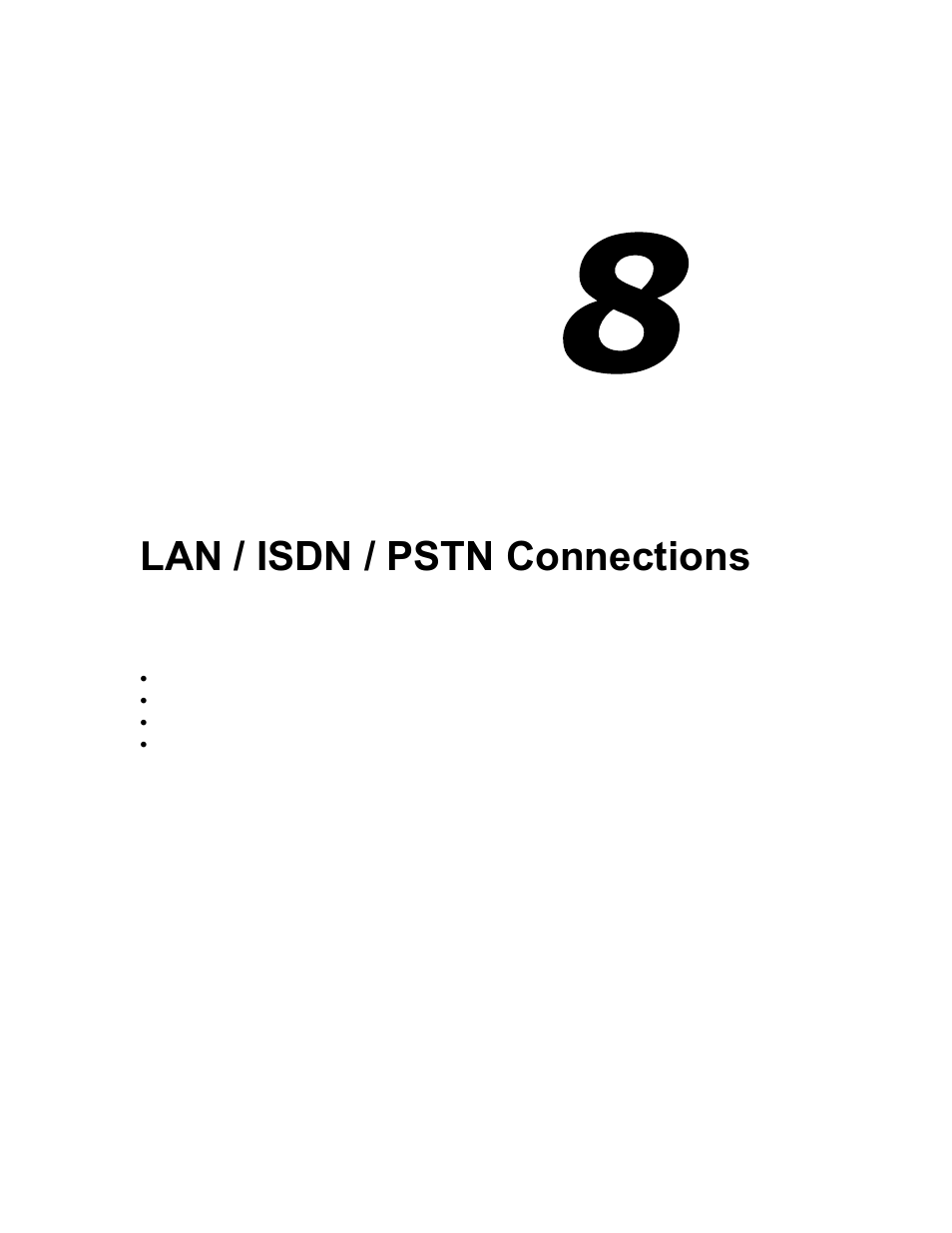 Lan / isdn / pstn connections | Toshiba EVR64-X User Manual | Page 113 / 147