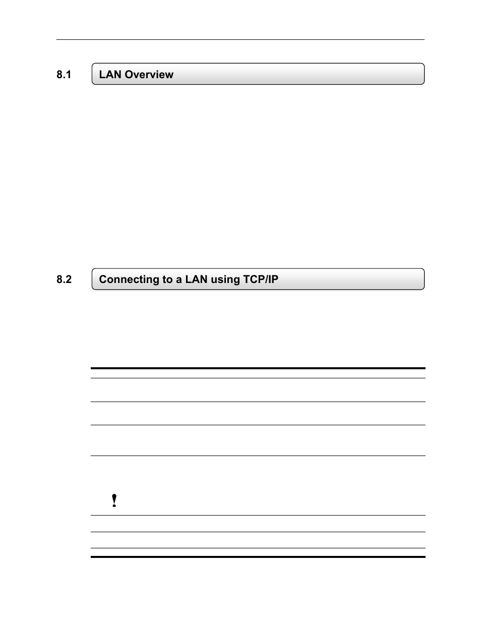 1 lan overview, 2 connecting to a lan using tcp/ip, Configuring tcp/ip settings | Toshiba EVR64-X User Manual | Page 114 / 147