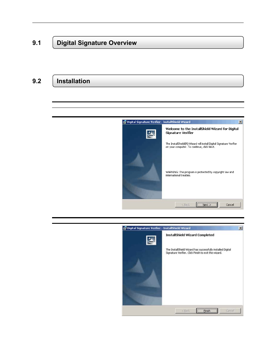 1 digital signature overview, 2 installation | Toshiba EVR64-X User Manual | Page 118 / 147