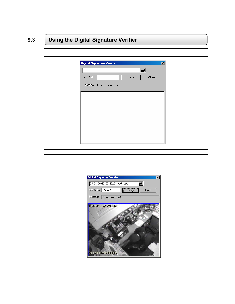 3 using the digital signature verifier | Toshiba EVR64-X User Manual | Page 119 / 147