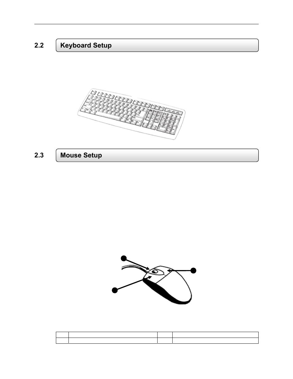 2 keyboard setup, 3 mouse setup | Toshiba EVR64-X User Manual | Page 28 / 147