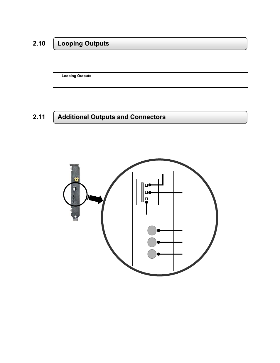 10 looping outputs, 11 additional outputs and connectors | Toshiba EVR64-X User Manual | Page 31 / 147