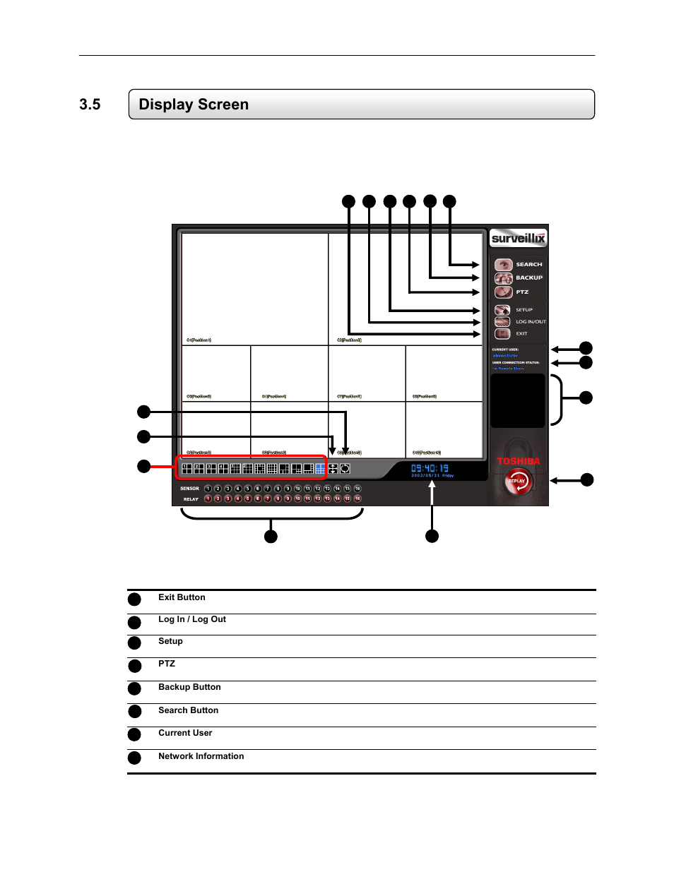 5 display screen | Toshiba EVR64-X User Manual | Page 42 / 147