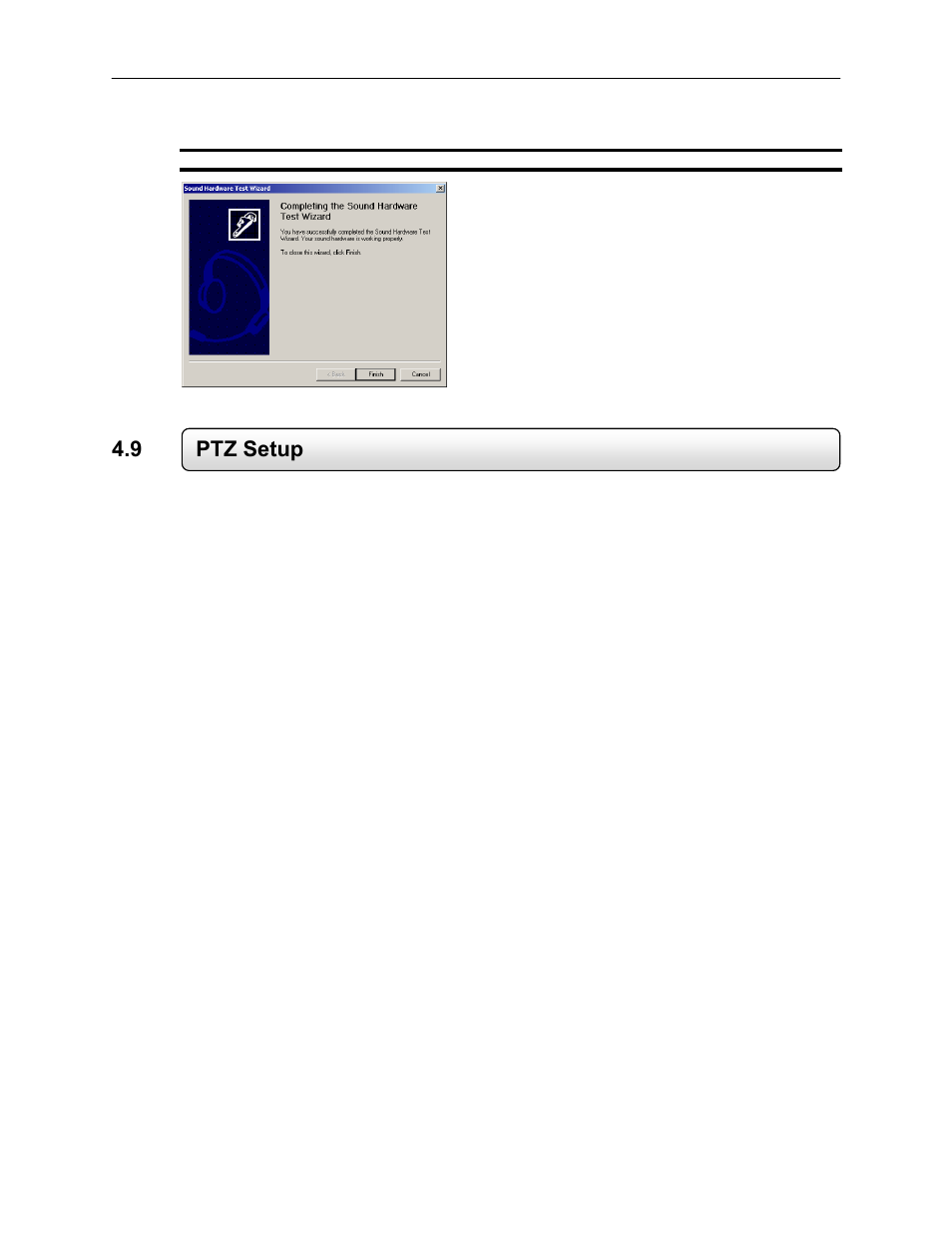 9 ptz setup | Toshiba EVR64-X User Manual | Page 68 / 147
