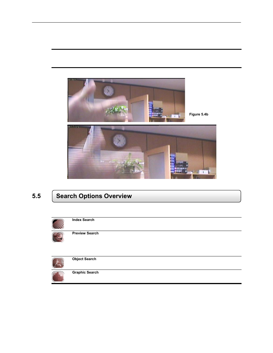 5 search options overview, Clean image | Toshiba EVR64-X User Manual | Page 79 / 147