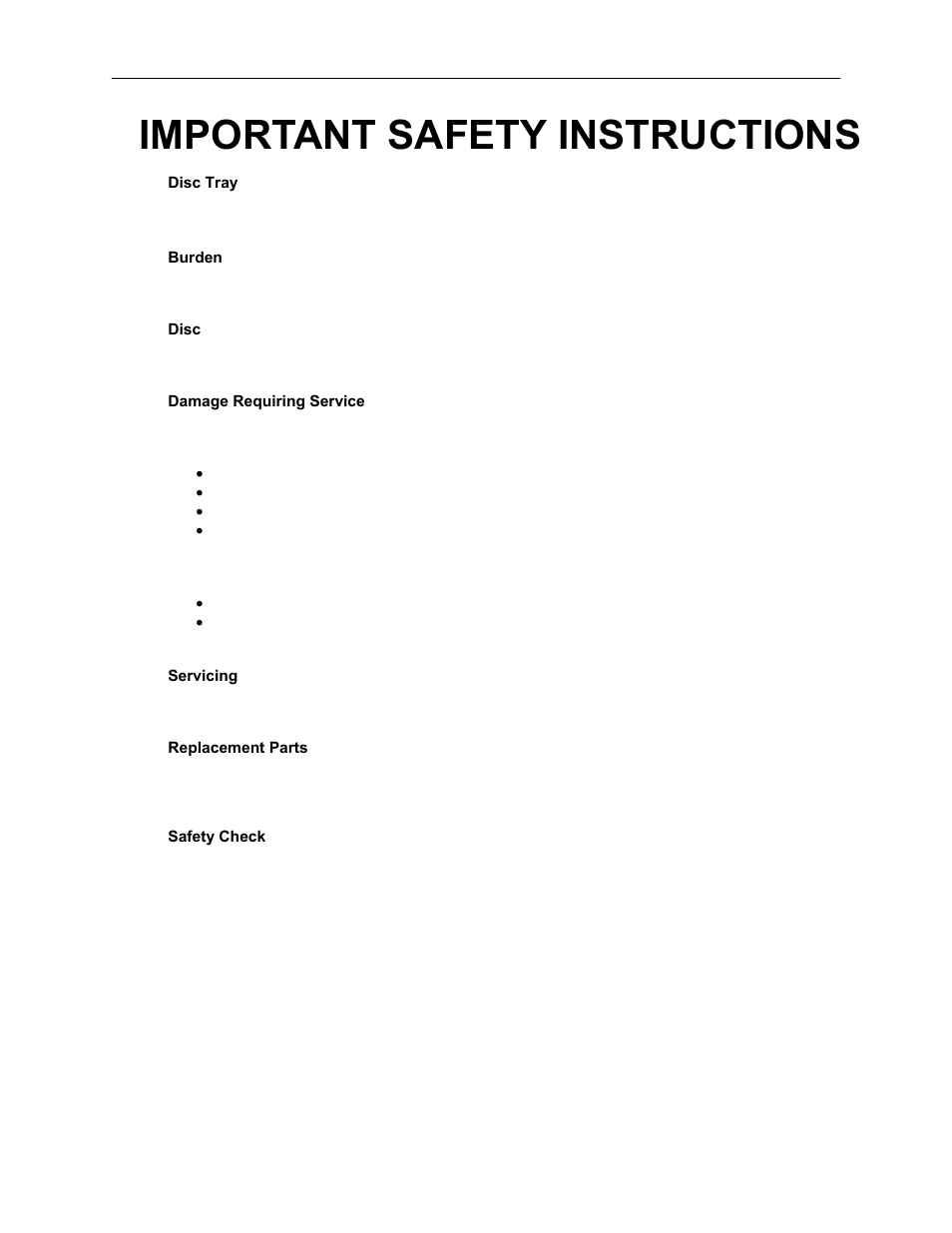 Important safety instructions | Toshiba EVR64-X User Manual | Page 9 / 147