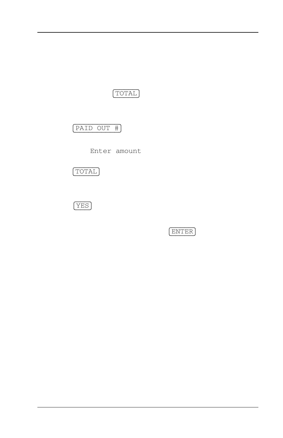 6 cash out/in of drawer, 1 paid out, Cash out/in of drawer -9 | Paid out -9 | Toshiba FS-3700 Series User Manual | Page 113 / 150