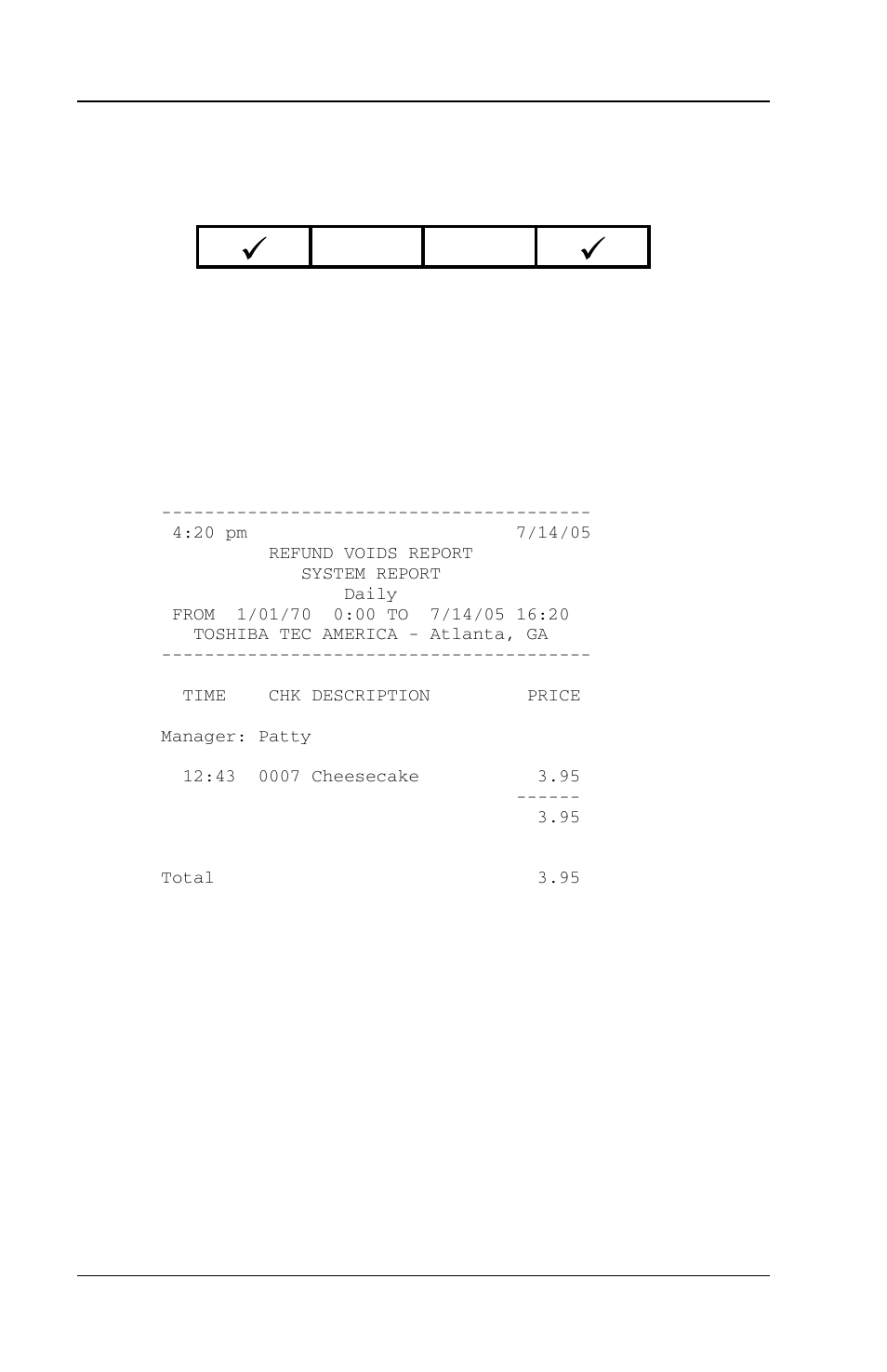 6 refund report, Refund report -16 | Toshiba FS-3700 Series User Manual | Page 130 / 150