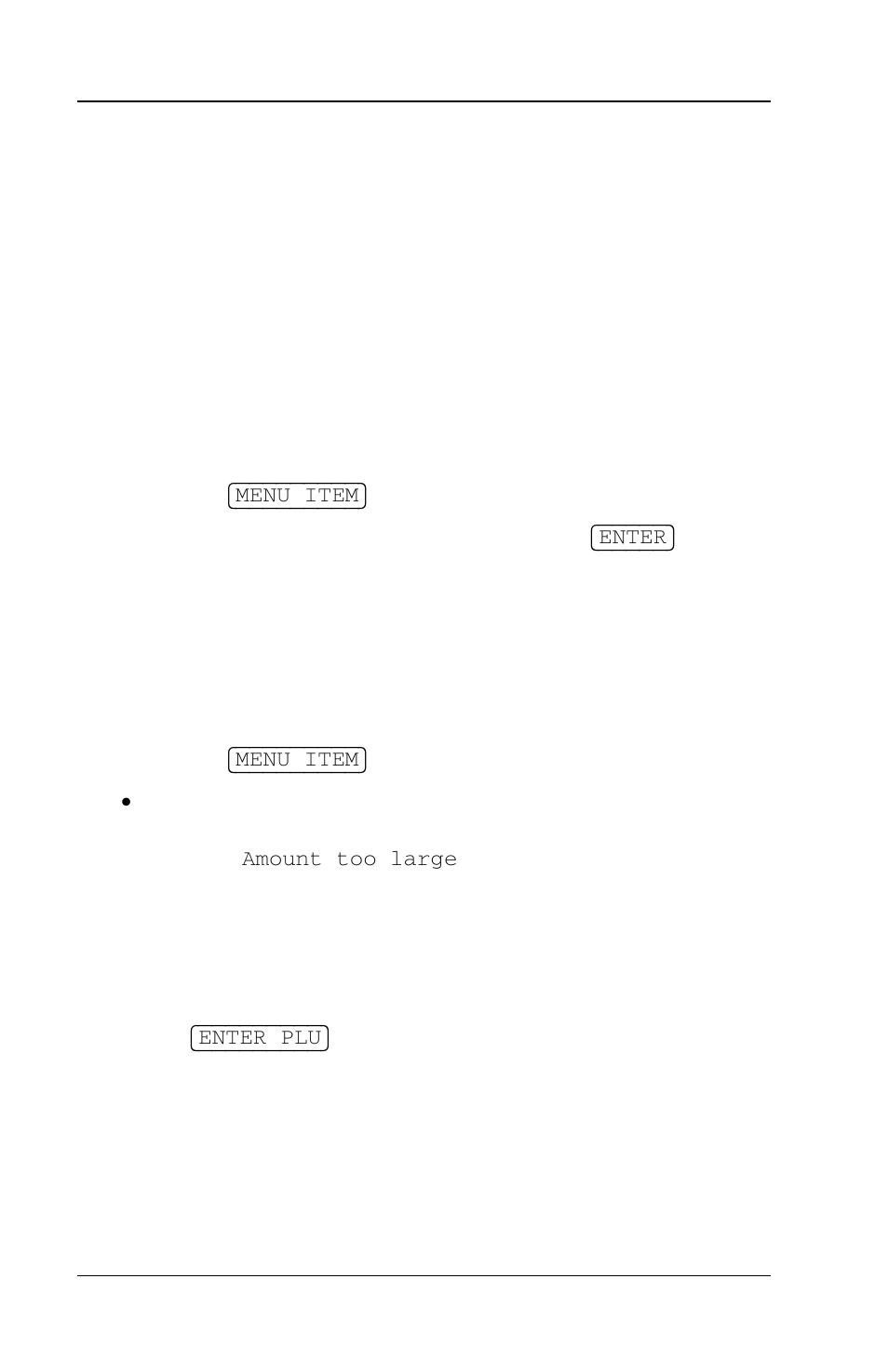 3 entering menu items, 1 preset menu item, 2 more than one preset item | 3 menu by plu, Entering menu items -10, Preset menu item -10, More than one preset item -10, Menu by plu # -10 | Toshiba FS-3700 Series User Manual | Page 54 / 150