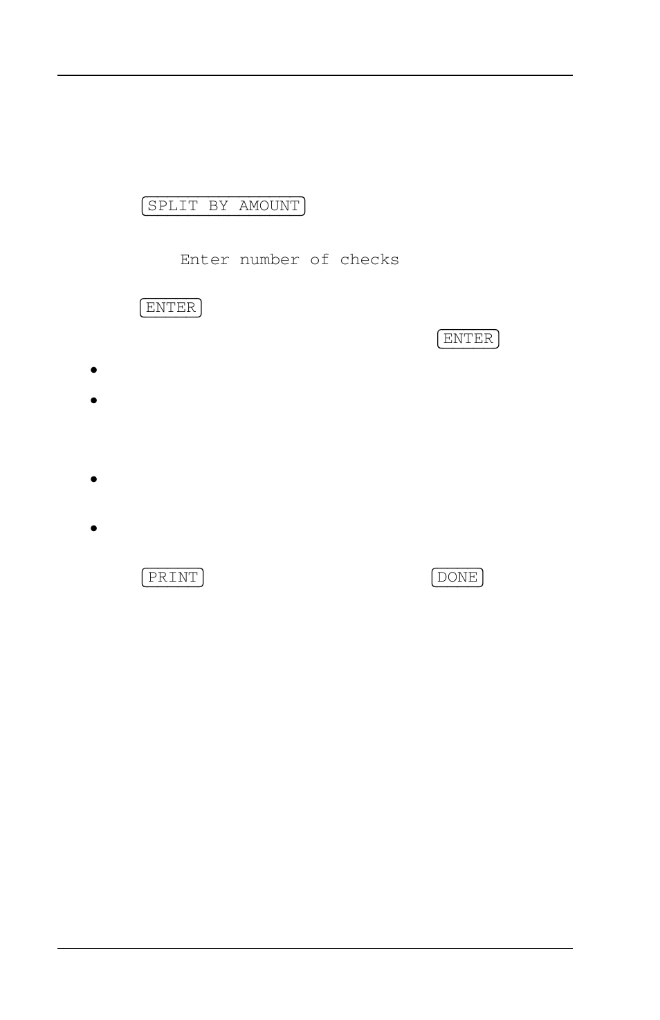 3 split by amount, Split by amount -32 | Toshiba FS-3700 Series User Manual | Page 76 / 150