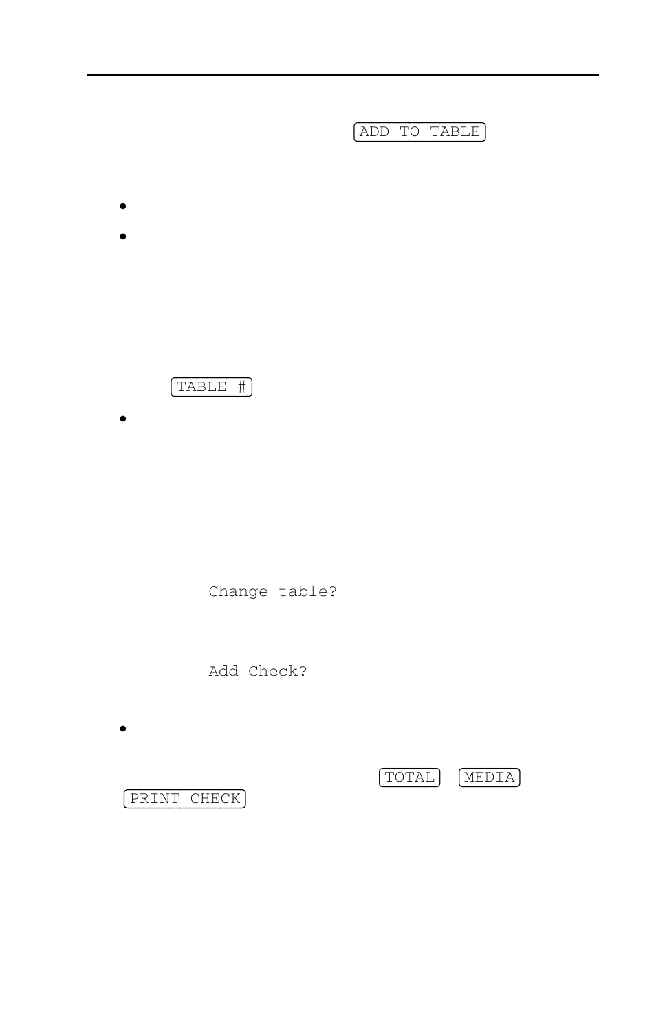 5 combine stored checks to one table, Combine stored checks to one table -39 | Toshiba FS-3700 Series User Manual | Page 83 / 150