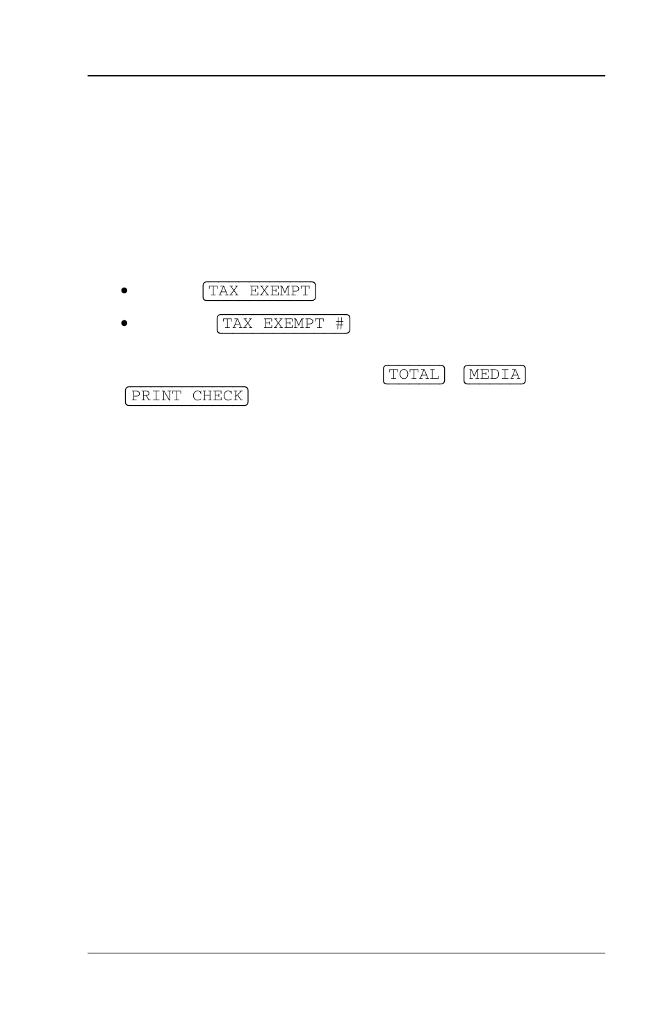 3 exempt tax from a check, Exempt tax from a check -45 | Toshiba FS-3700 Series User Manual | Page 89 / 150