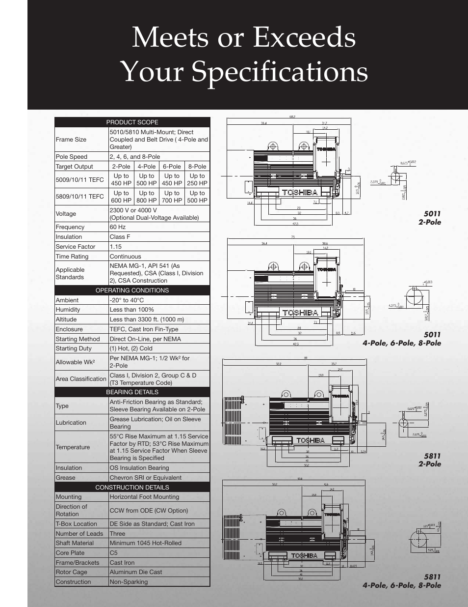 Meets or exceeds your specifications | Toshiba Dura-Bull TX User Manual | Page 5 / 6