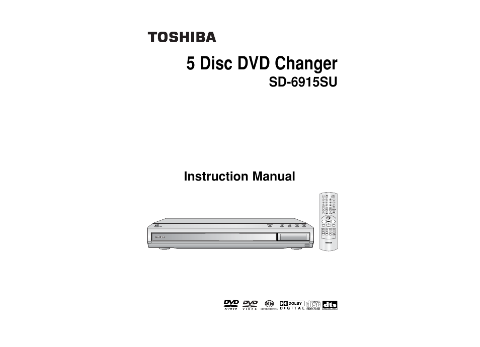 Toshiba SD-6915SU User Manual | 49 pages