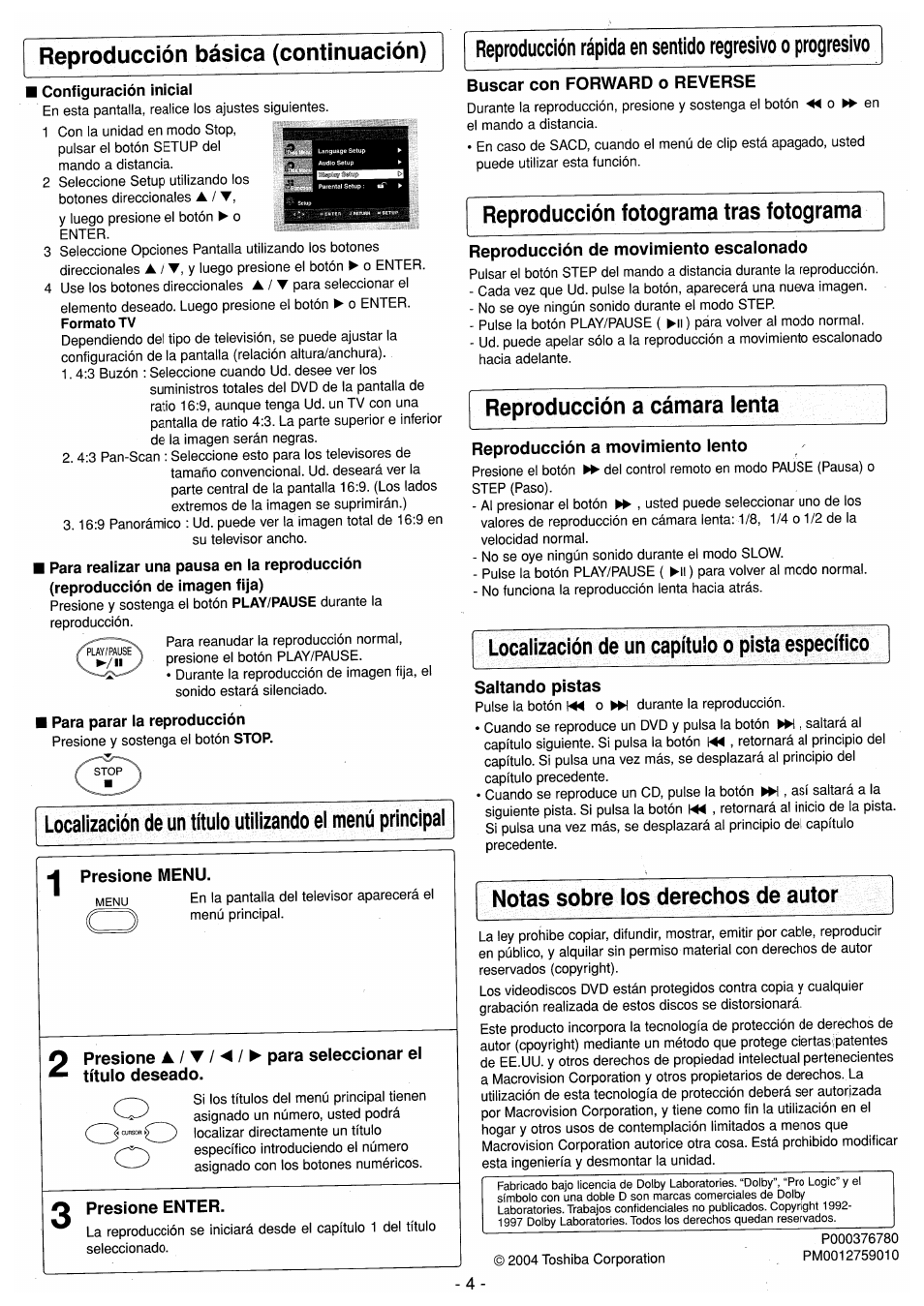 Toshiba SD-6915SU User Manual | Page 45 / 49