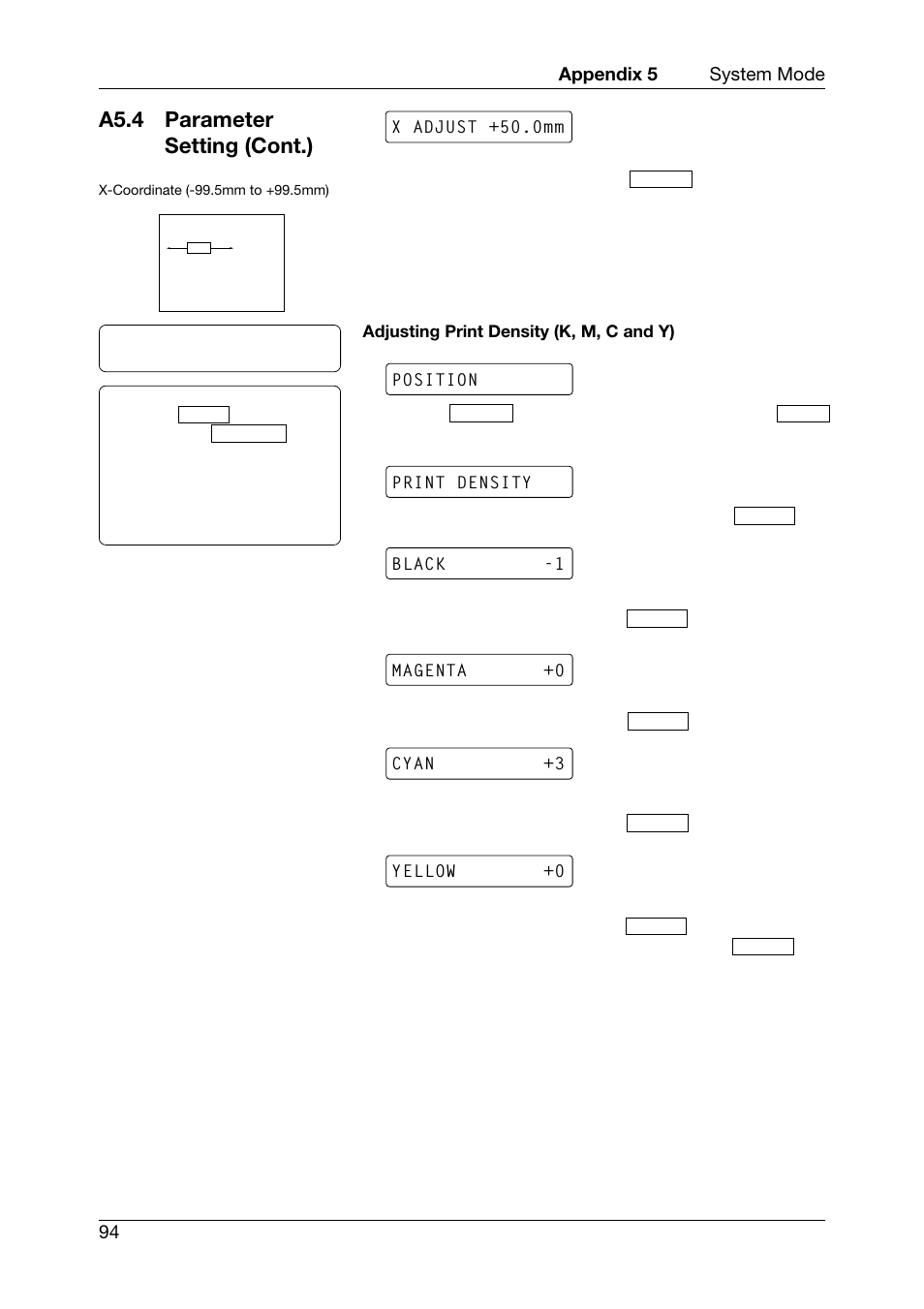 A5.4 parameter setting (cont.) | Toshiba CB-416-T3-QQ User Manual | Page 102 / 122
