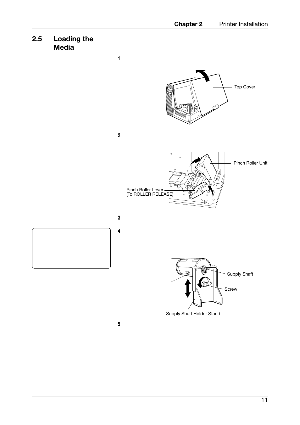 5 loading the media | Toshiba CB-416-T3-QQ User Manual | Page 19 / 122