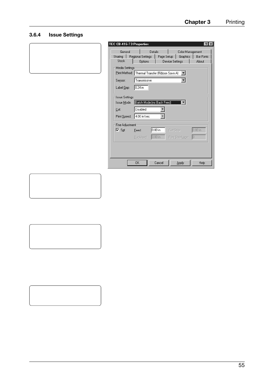 Issue settings | Toshiba CB-416-T3-QQ User Manual | Page 63 / 122
