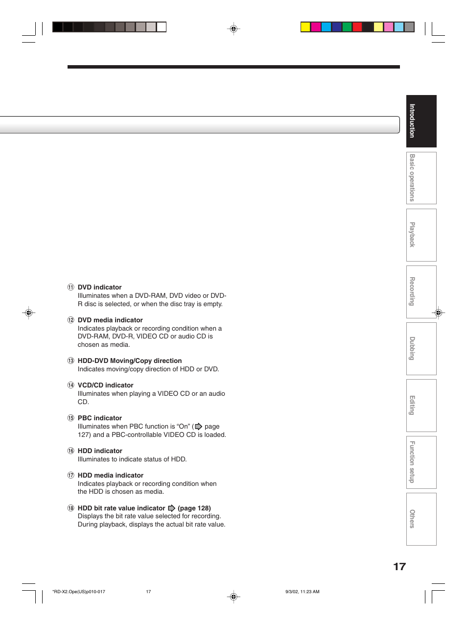 Toshiba RD-X2U User Manual | Page 17 / 44