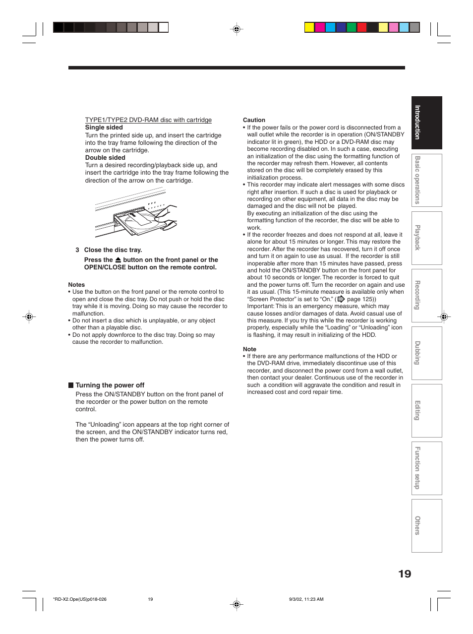 Toshiba RD-X2U User Manual | Page 19 / 44