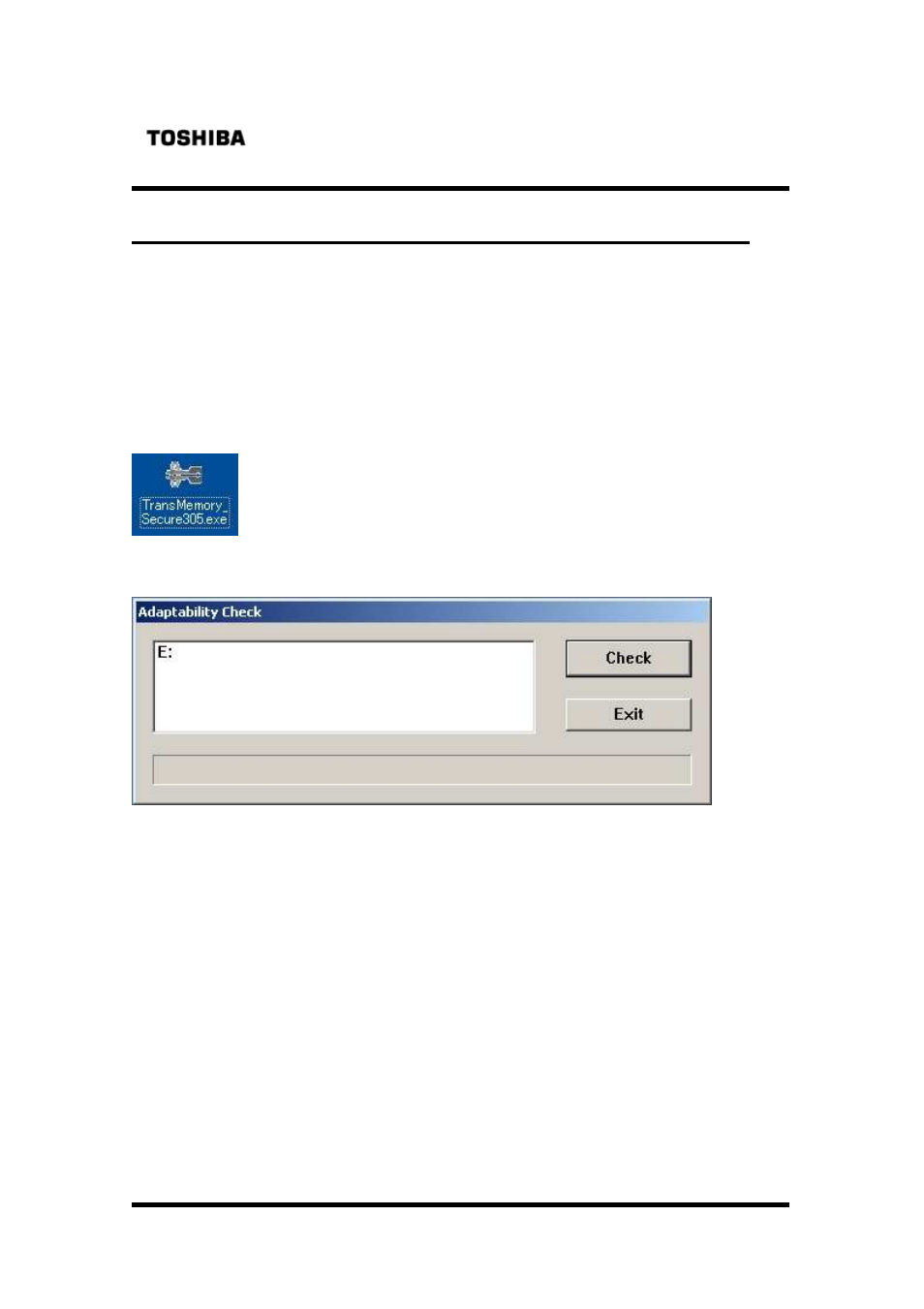 Chapter 4: how to use the security software | Toshiba TRANSMEMORY U2M-008GT User Manual | Page 12 / 26