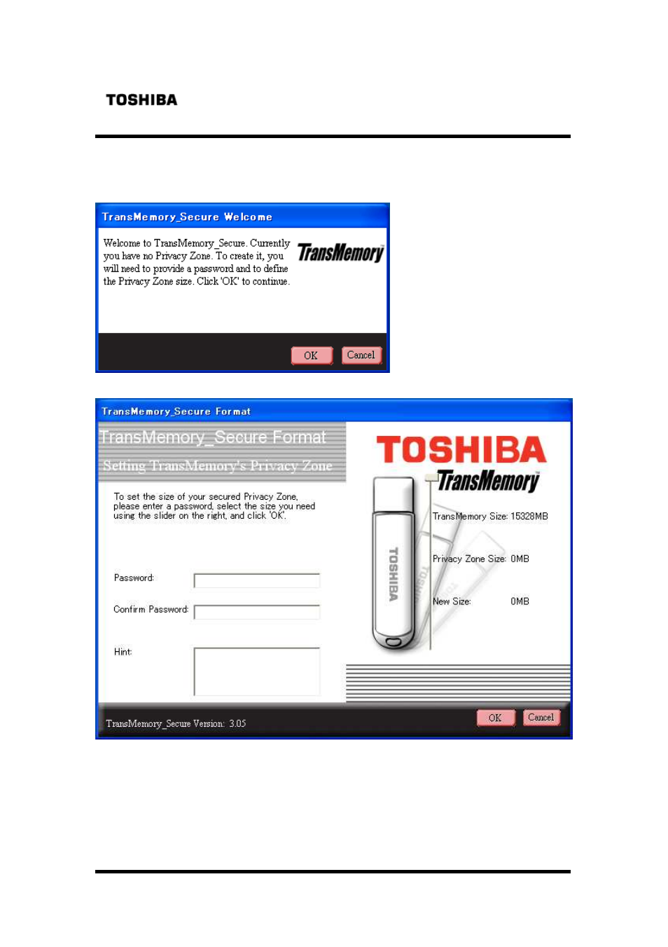Toshiba TRANSMEMORY U2M-008GT User Manual | Page 15 / 26