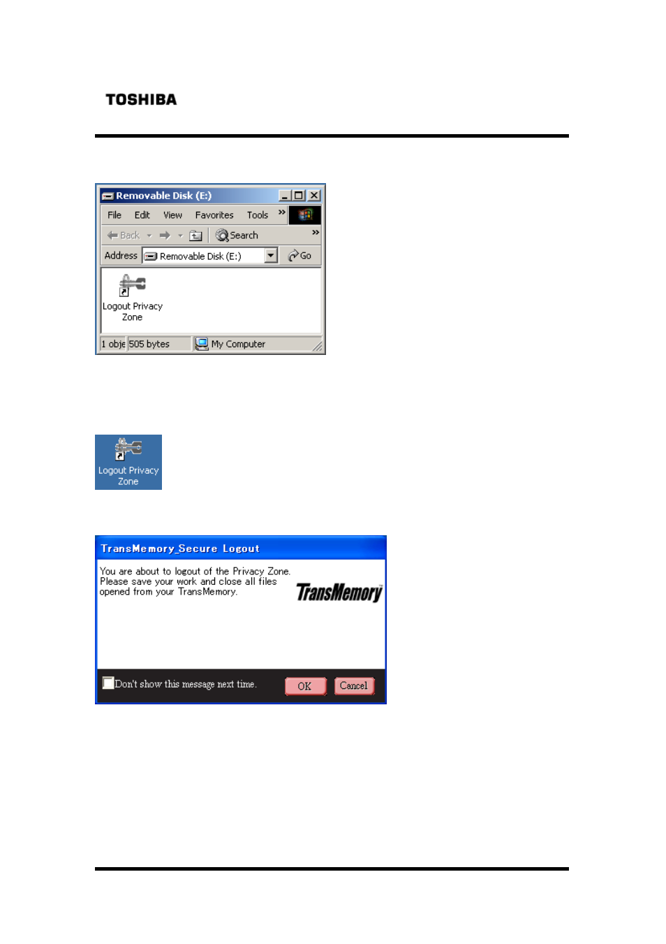 Toshiba TRANSMEMORY U2M-008GT User Manual | Page 26 / 26