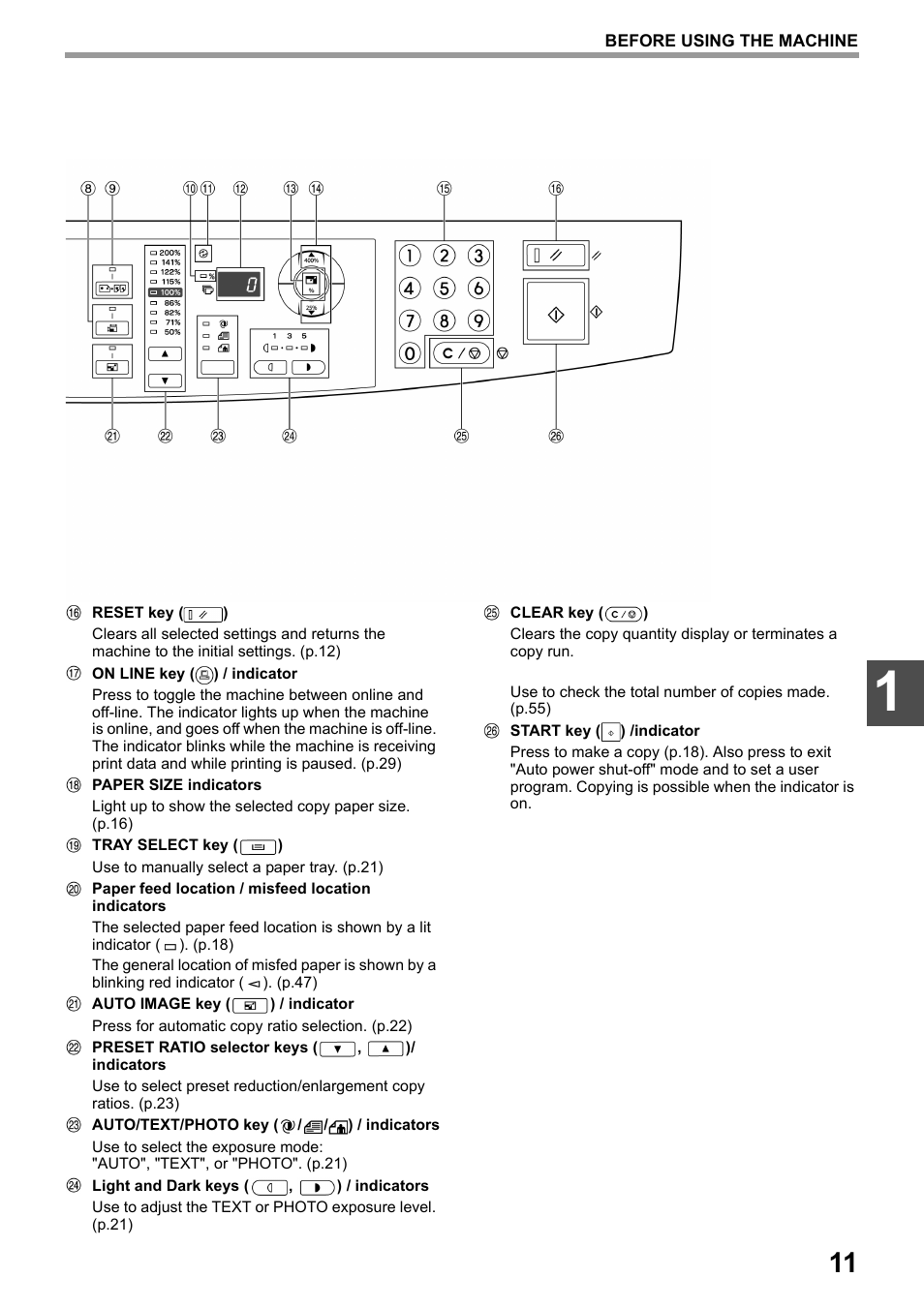 Toshiba e-STUDIO161 User Manual | Page 17 / 76