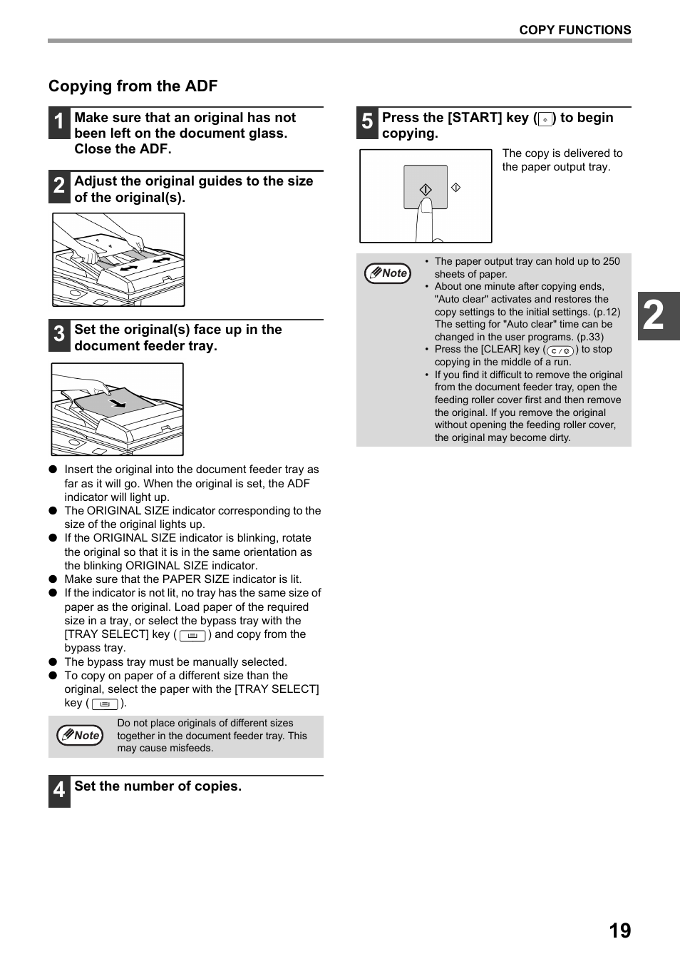 P.19) | Toshiba e-STUDIO161 User Manual | Page 25 / 76