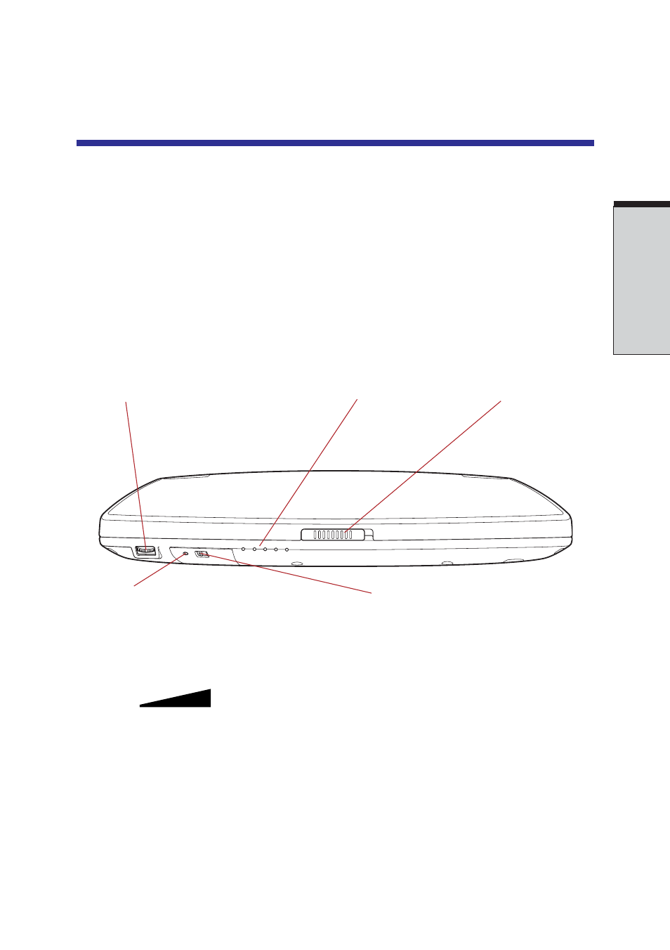 Chapter 2 the grand tour, Front with the display closed, Front with the display closed -1 | The grand tour, Chapters to familiarize yourself with the, Chapter 2 | Toshiba A10 Series User Manual | Page 53 / 259